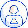  민감정보의 공개 가능성 및 비공개를 선택하는 방법 아이콘