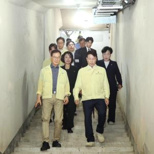 전문학 서구청장, 여름철 재난 대비 탄방지하차도 현장 점검