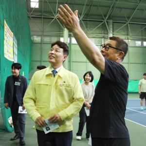 전문학 서구청장, 오량실내테니스장 시설 개선 현장 점검