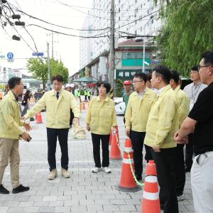 전문학 서구청장, 가수원동 공영주차장 조성지 점검